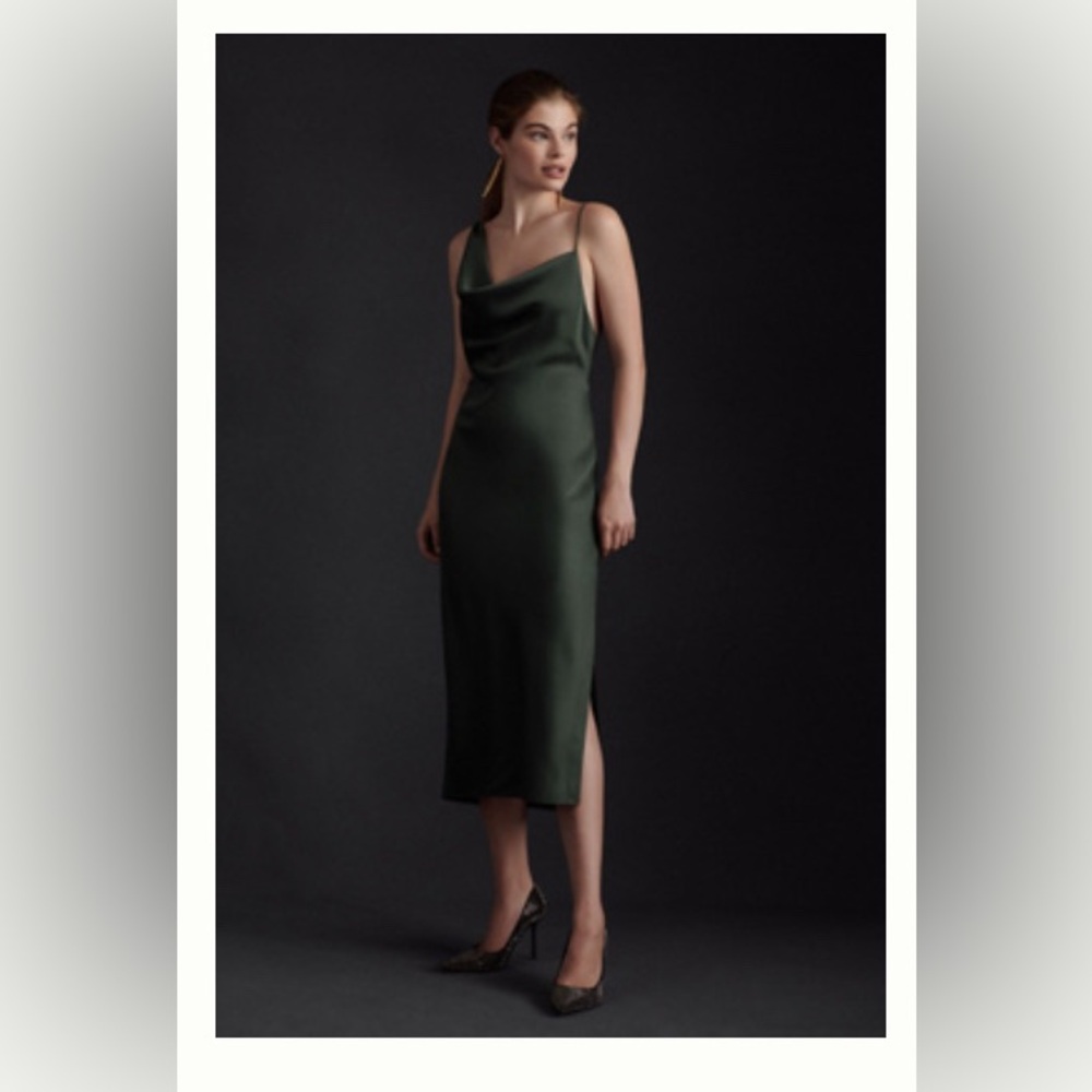 Elegant Dark Green Women's Dress